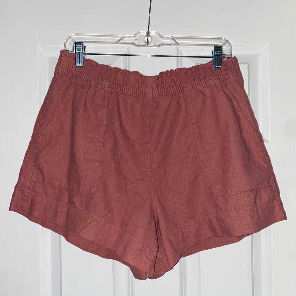Abercrombie & Fitch linen blend shorts